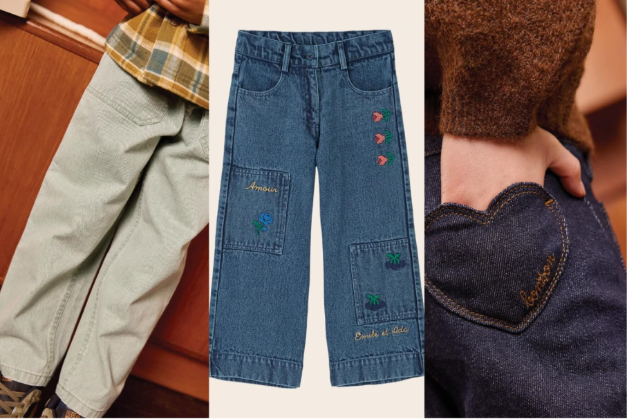 Mode enfant rentrée 2026 - sélection de denim Emile & Ida