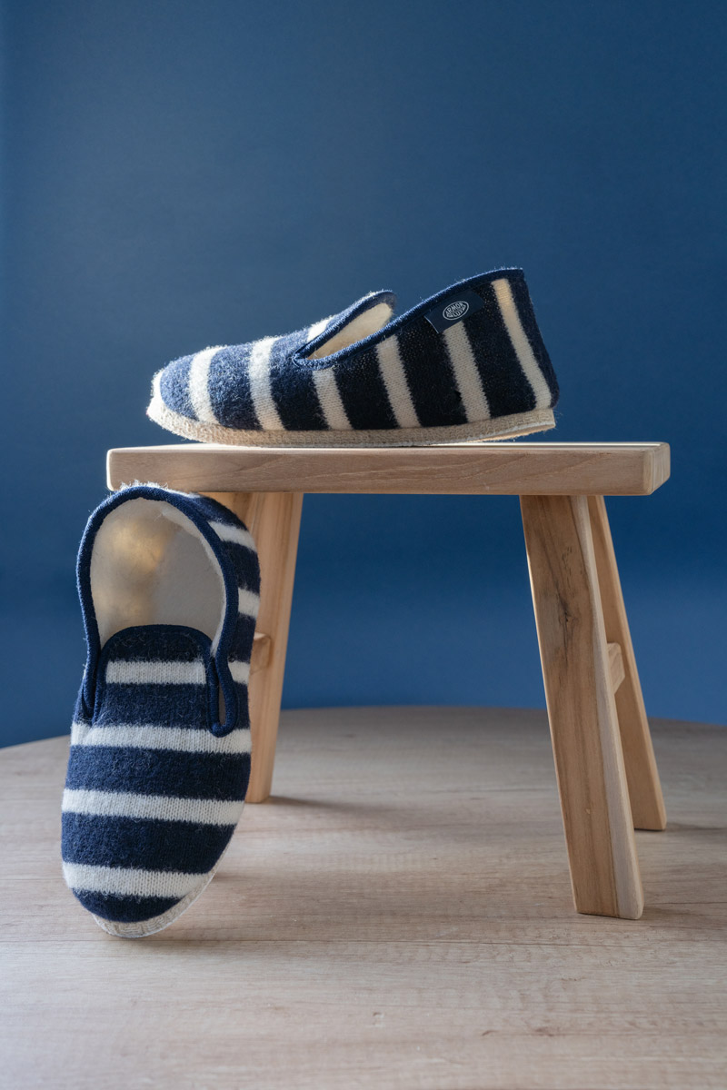 Chaussons rayés Maoutig du 35 au 43 - laine
