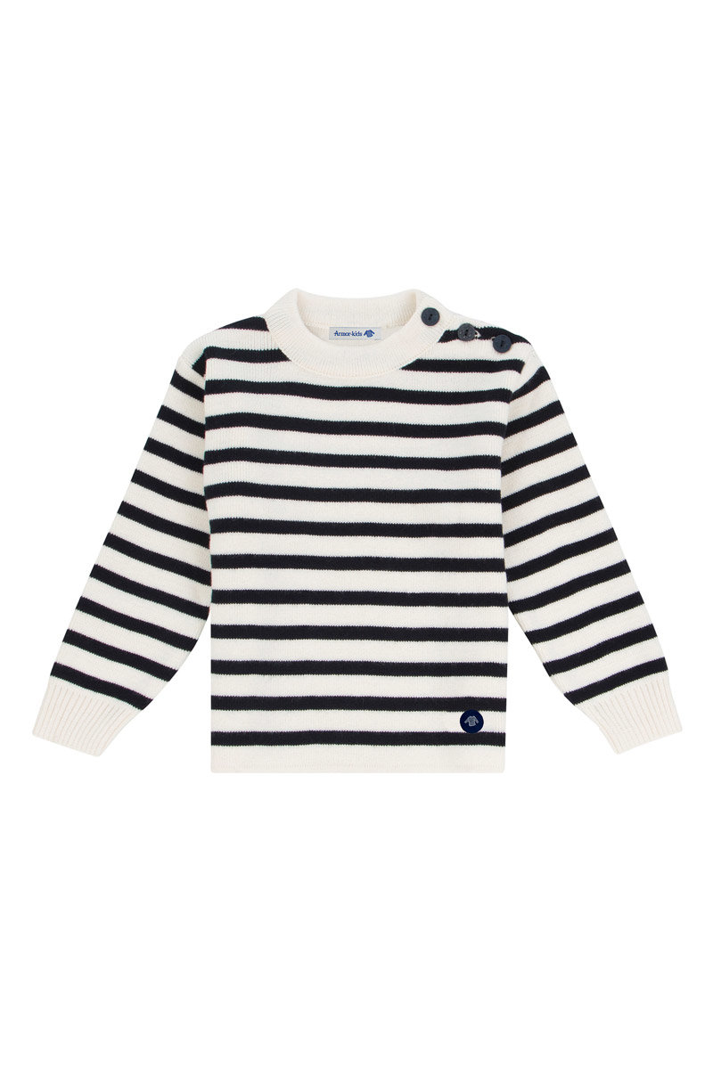 Pull marin rayé Fouesnant Kids