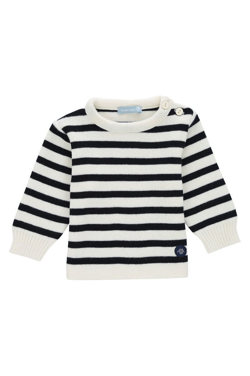Pull marin rayé Fouesnant Baby