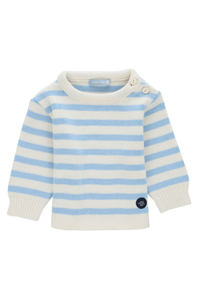 Pull marin rayé Fouesnant Baby