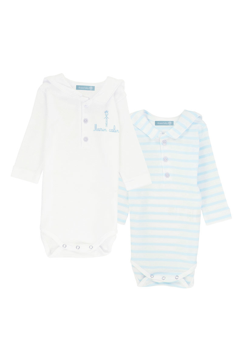 Lot de bodies 2 Brendan Baby - coton