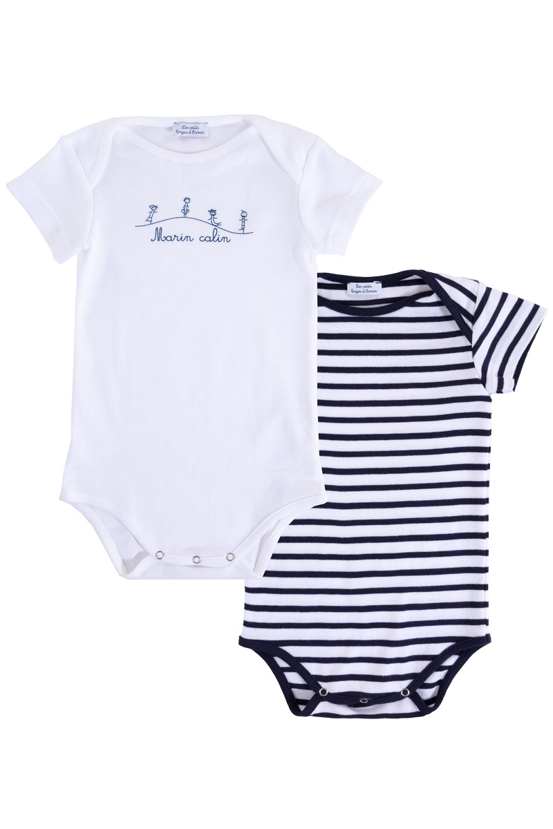 Lot de 2 Bodies Yannig Baby - cotton