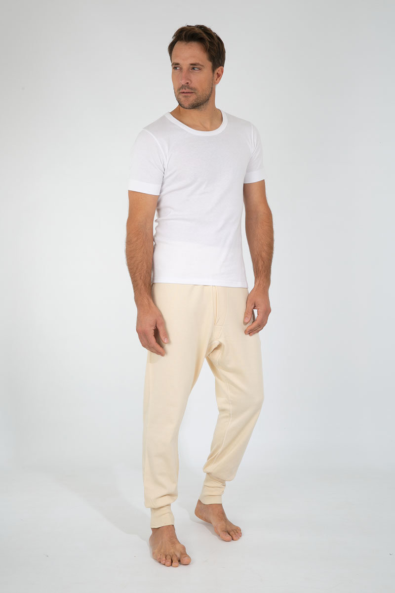 Caleçon long ceinture latex - coton