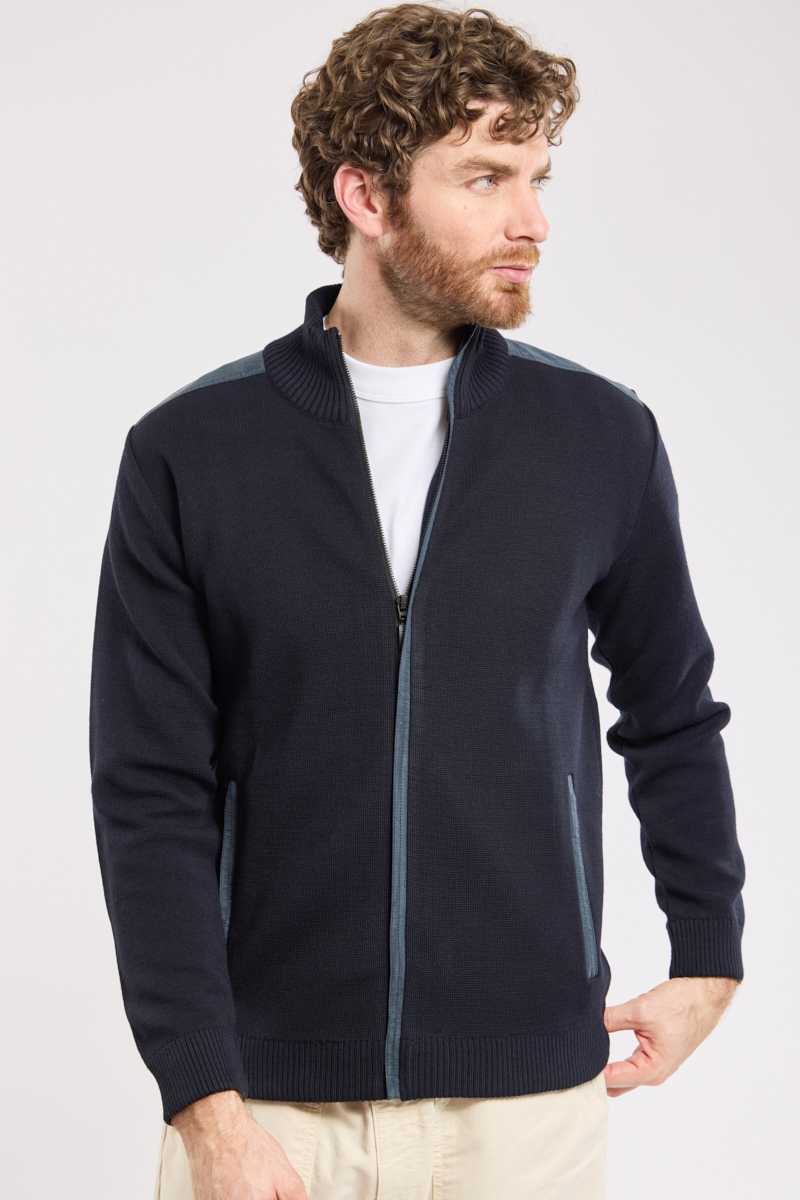 Cardigan - maille haute densité