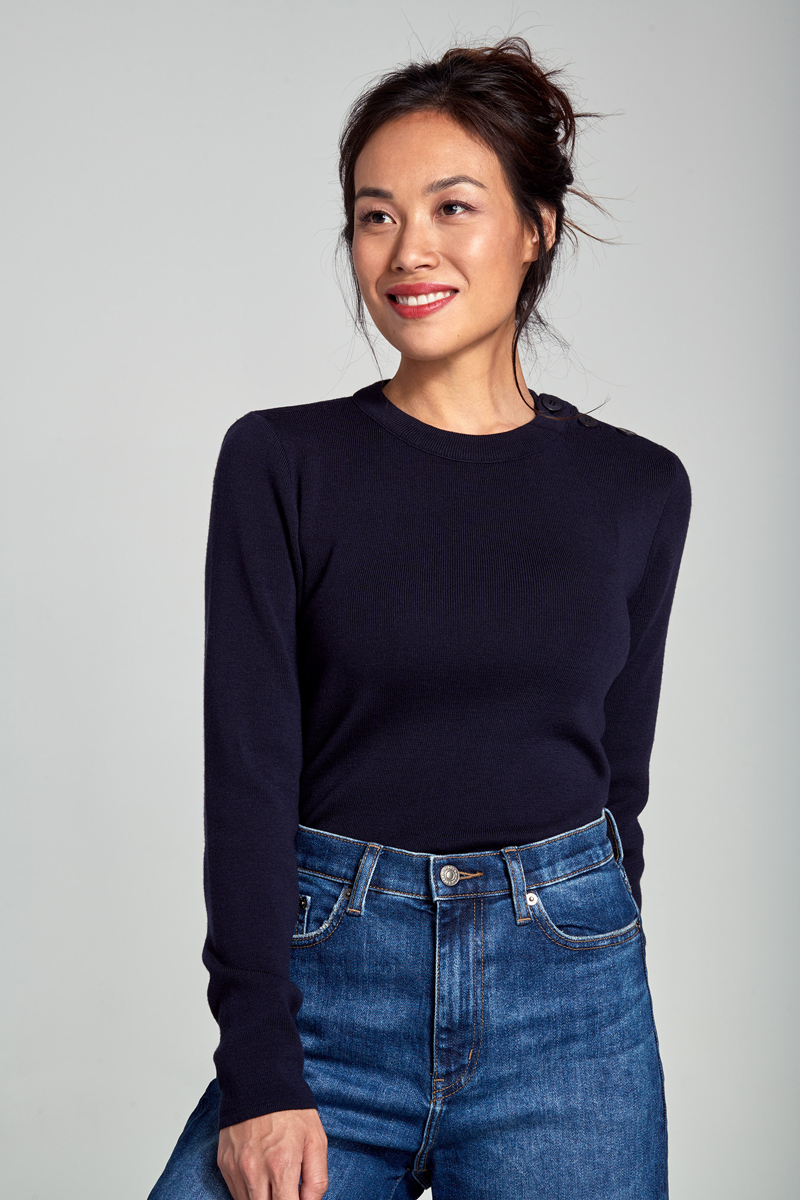 Pull marin Briac - laine mérinos