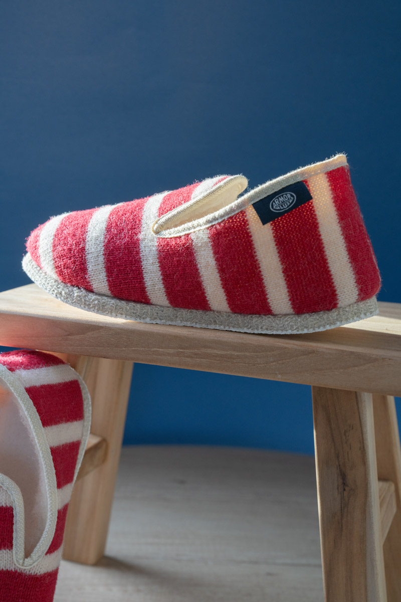 Chaussons rayés Maoutig du 44 au 48 - laine