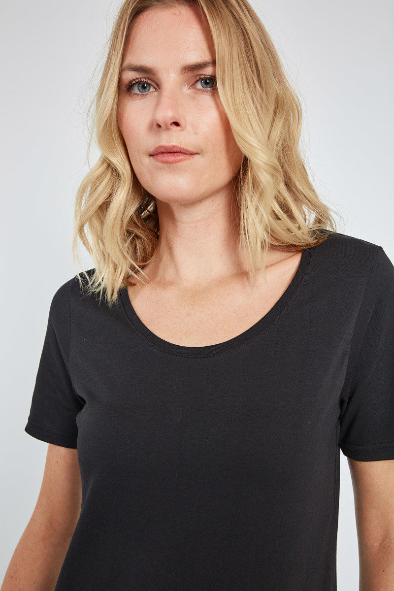 T-shirt uni - coton