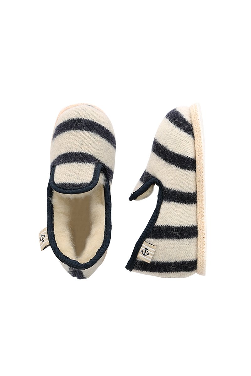 Chaussons rayés du 24 au 32 - laine