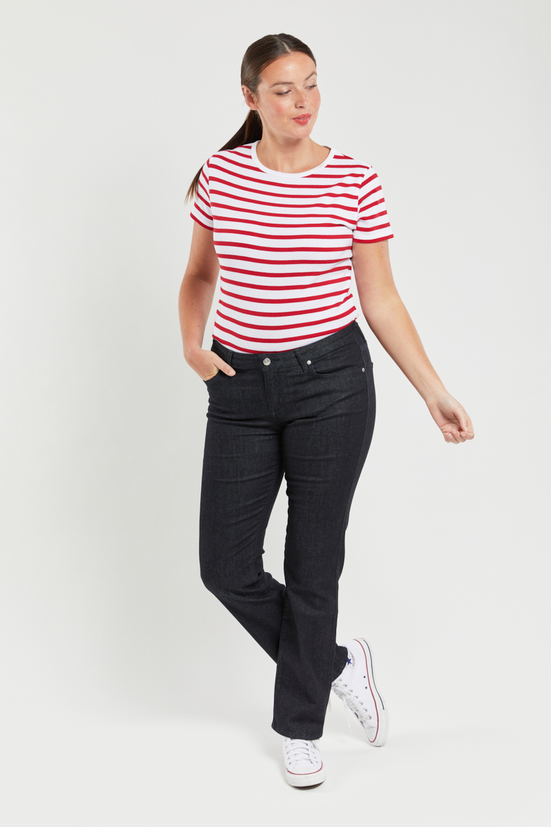 Jeans coupe droite Caravelle - coton