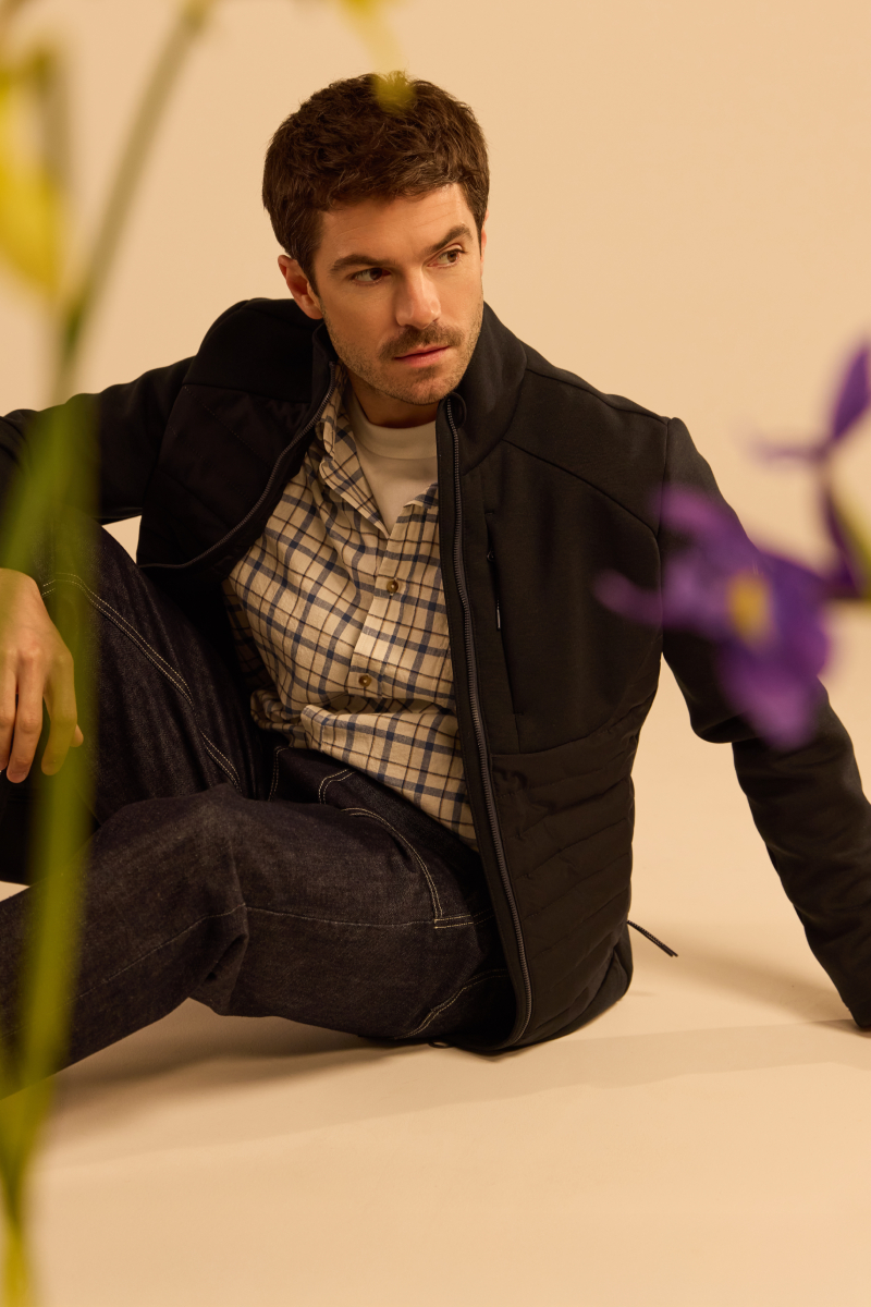 Veste bi-matière PRESSBOOK