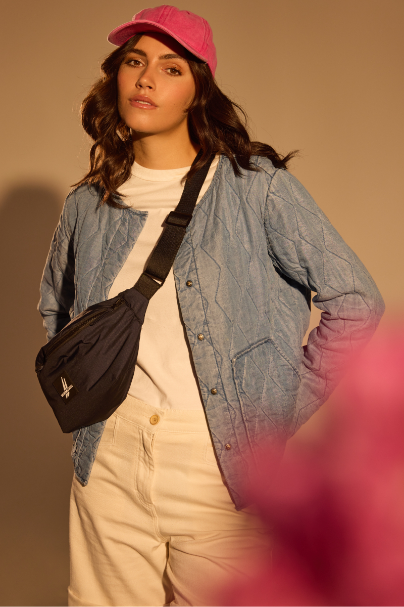 Veste matelassée denim BIROCK