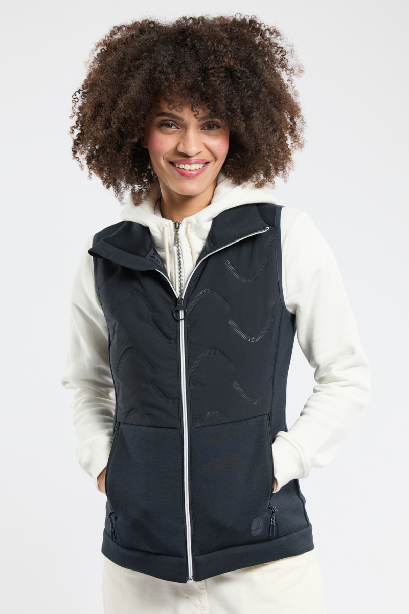 Veste bi-matière sans manche MARNAGE