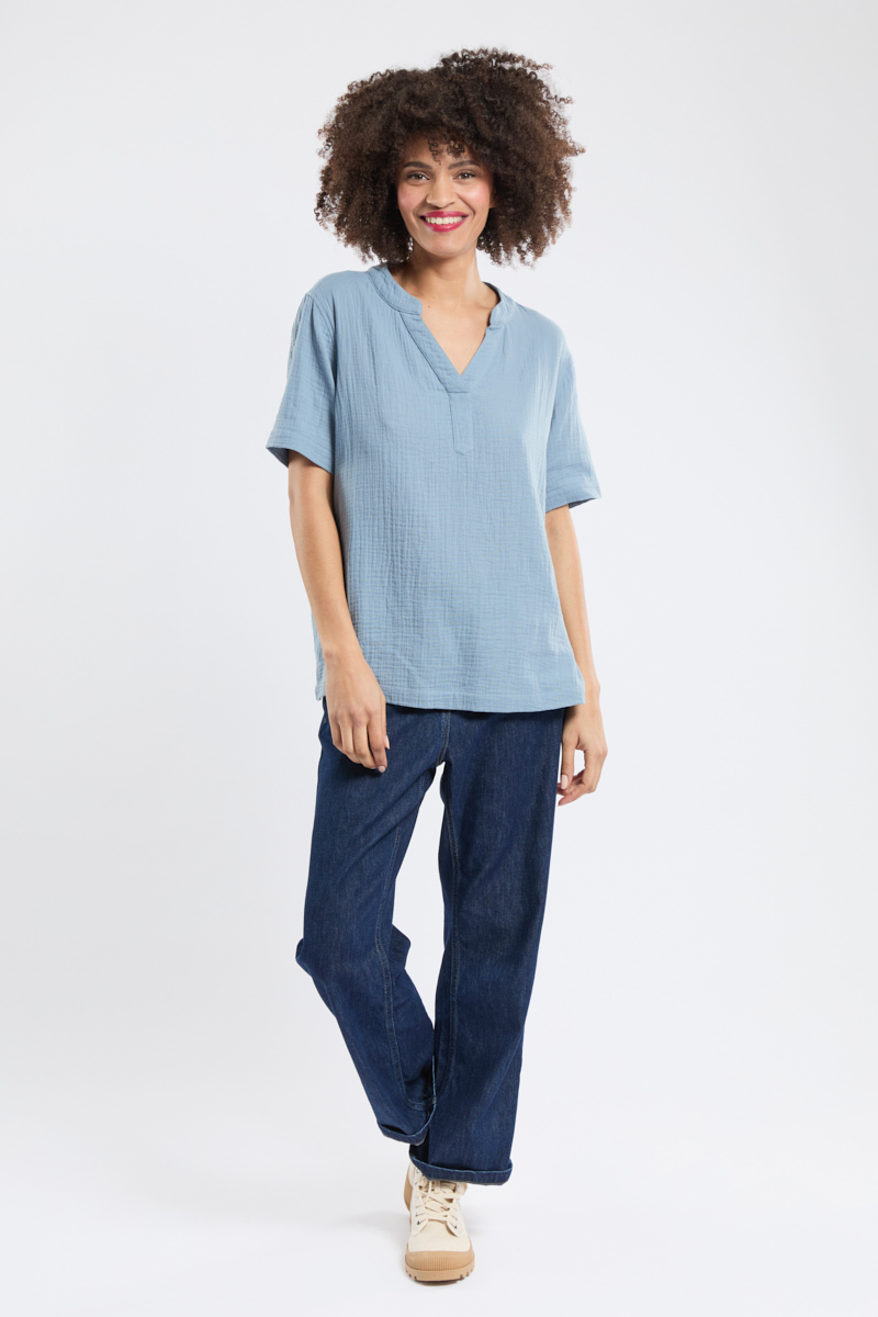 Tunique gaze de coton CELYA - coton biologique