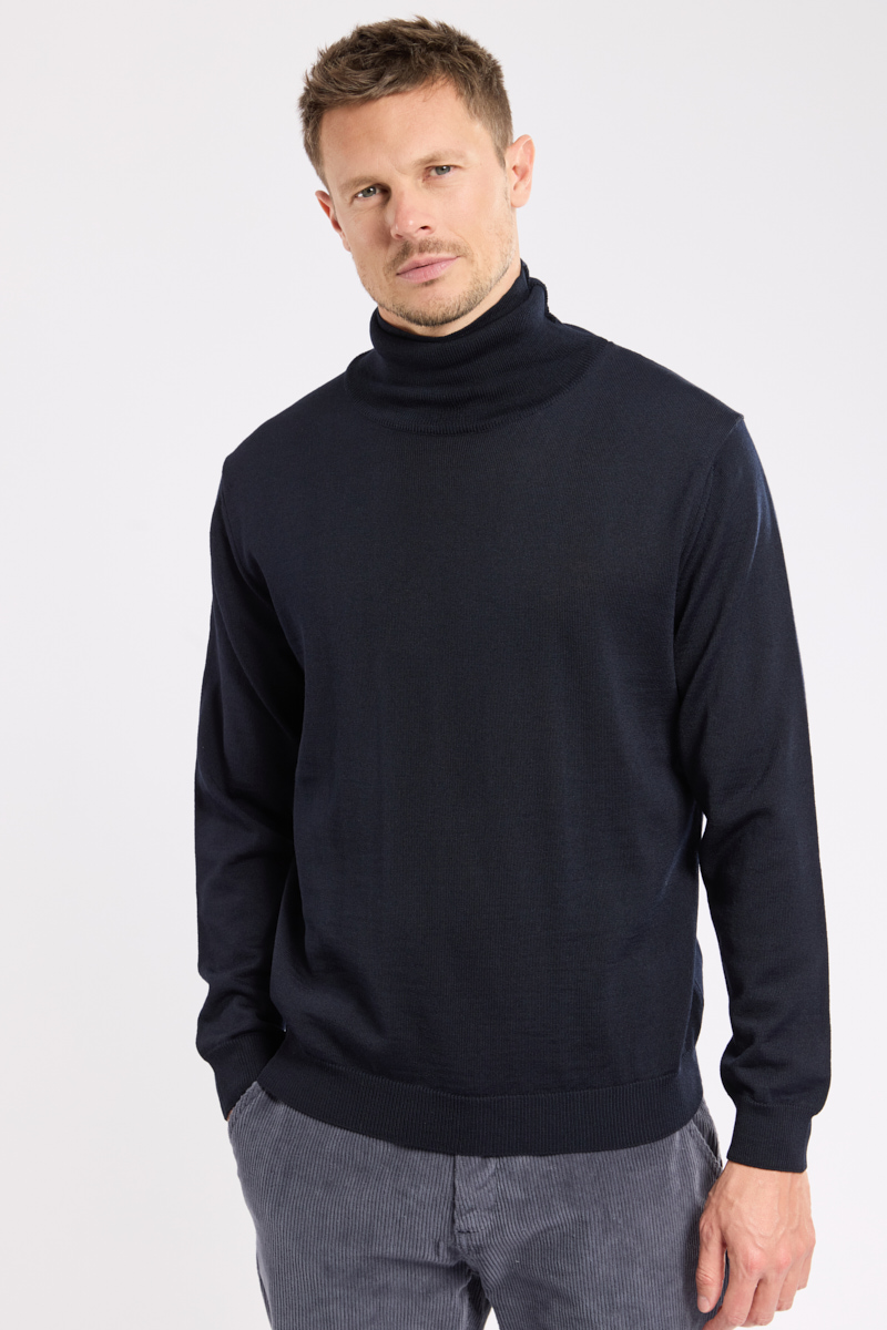 Pull col roulé Bérac - laine mérinos