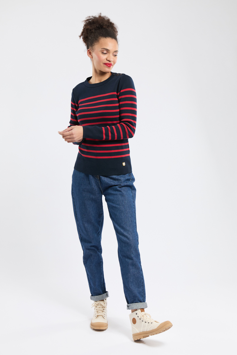 Pull marin rayé Groix - coton
