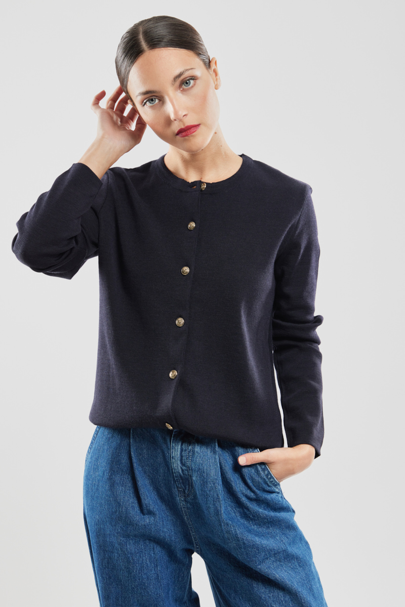 Cardigan Vannes - maille haute densité