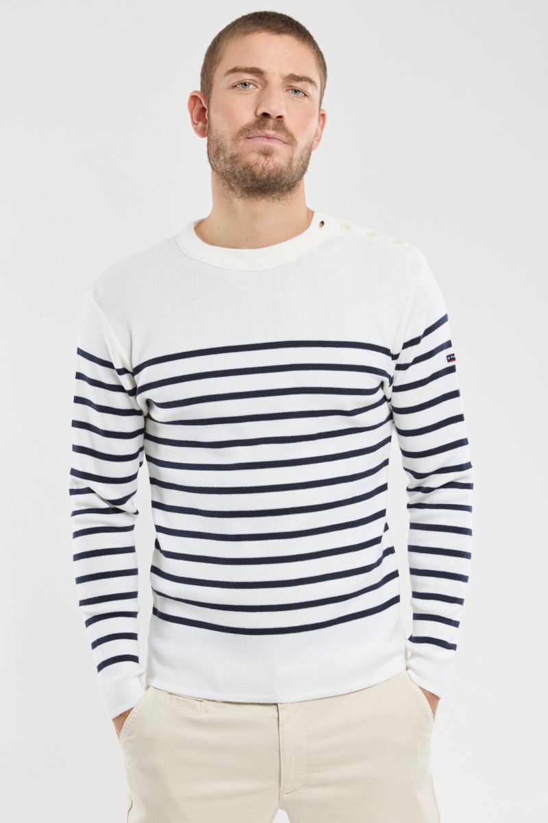 Pull marin Goulenez - laine mérinos