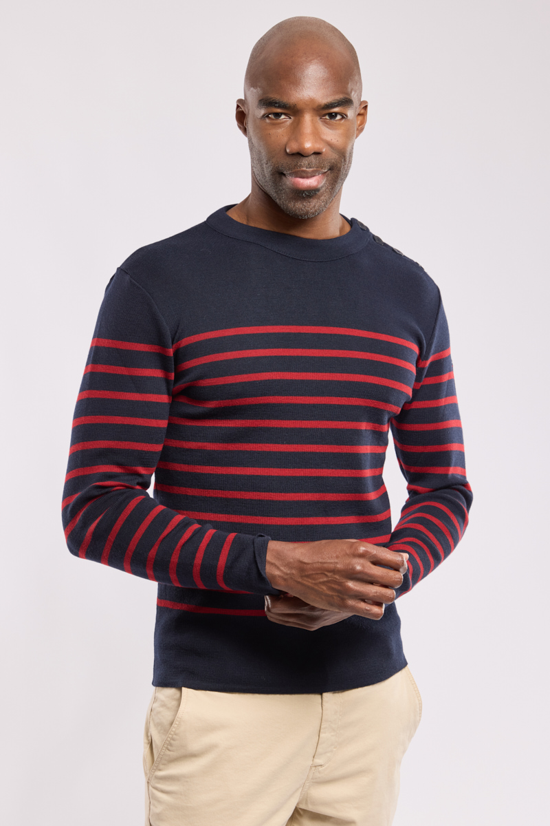 Pull marin Goulenez - laine mérinos