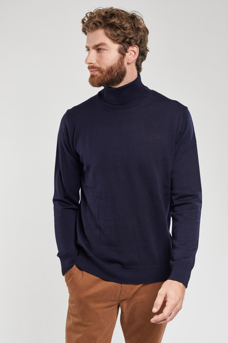 Pull col roulé  Ferel - laine mérinos