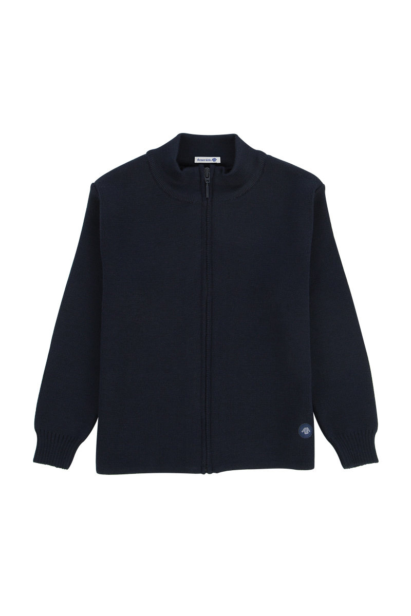 Cardigan zippé Plouescat Kids - laine