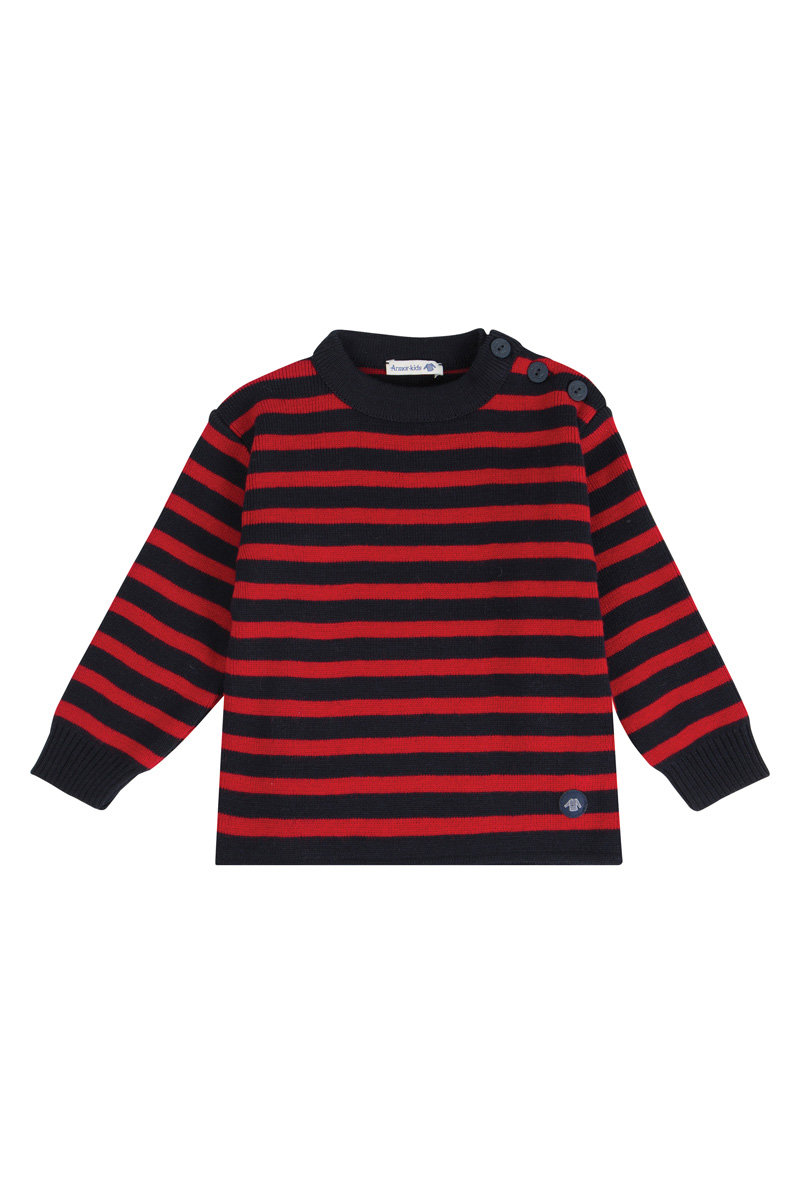 Pull marin rayé Fouesnant Kids