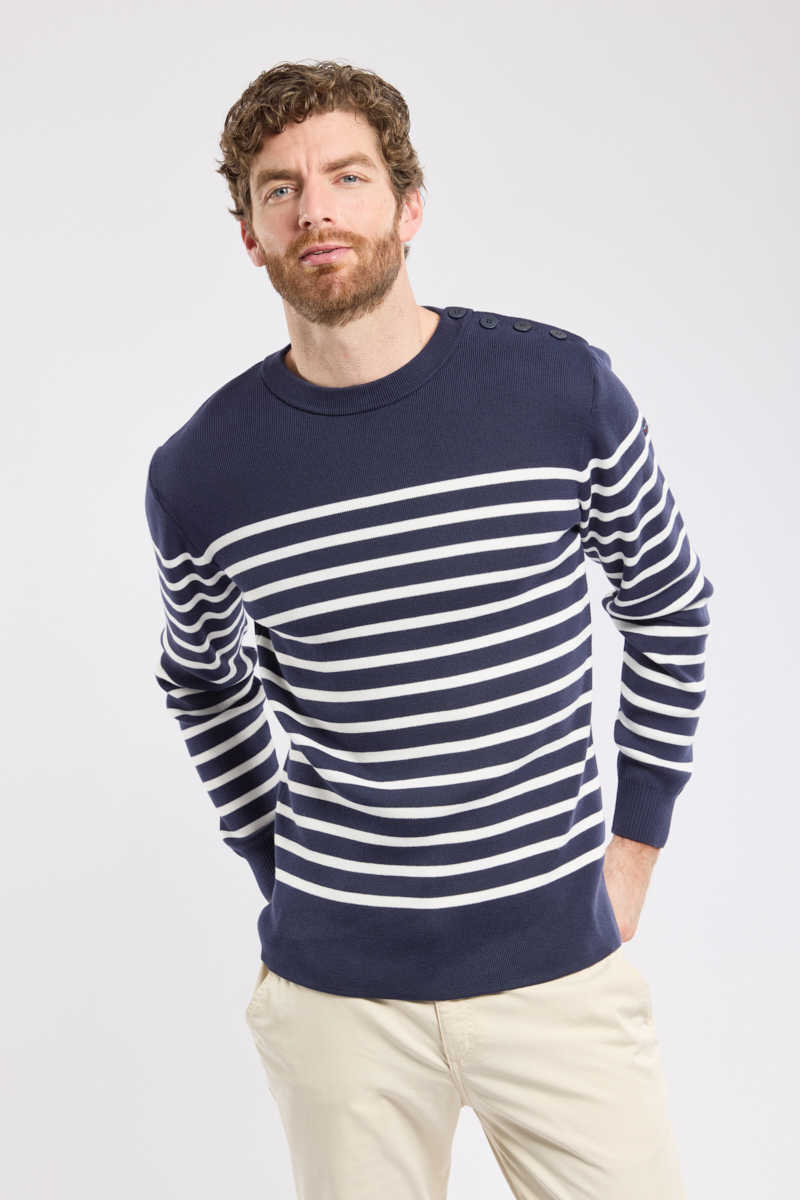 Pull marin rayé Groix - coton