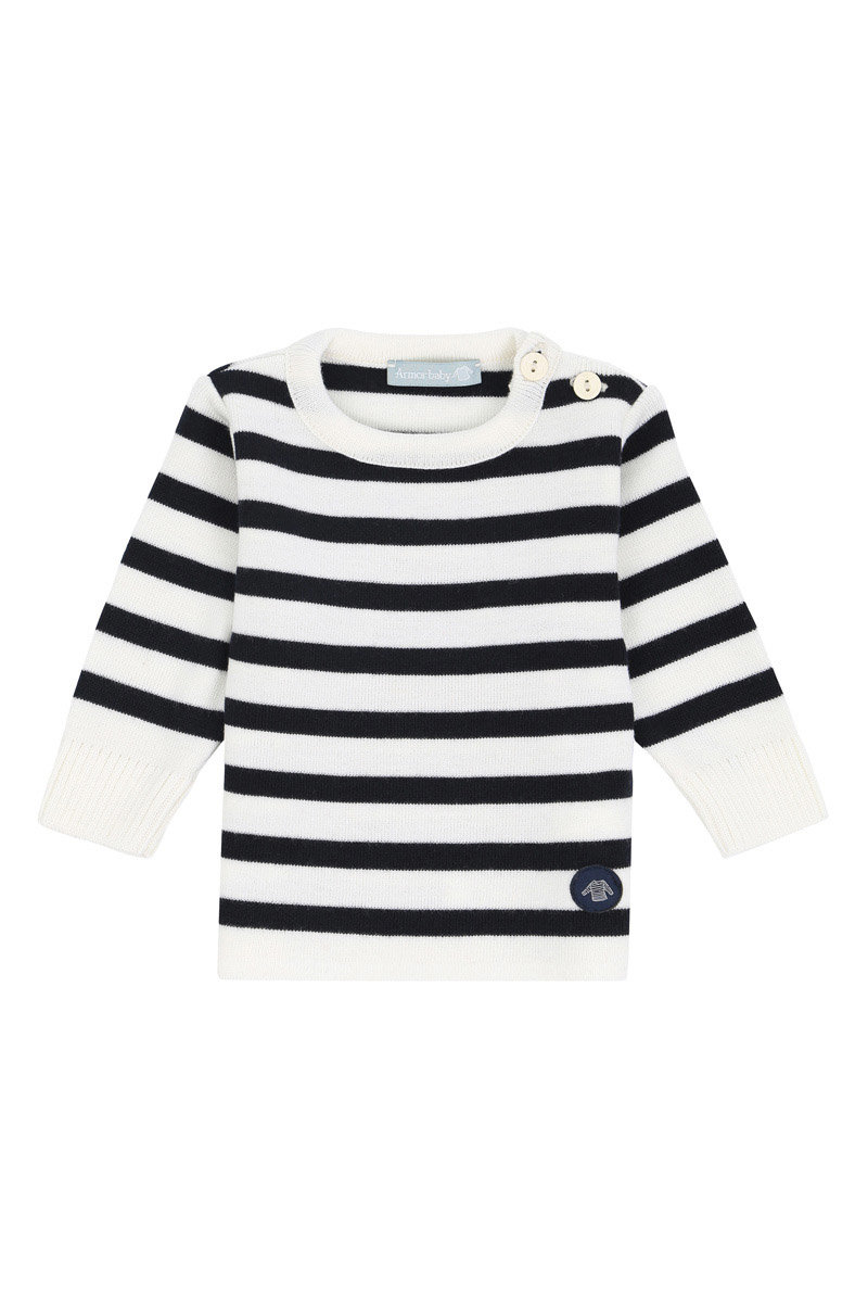 Pull marin rayé Briac Baby - laine