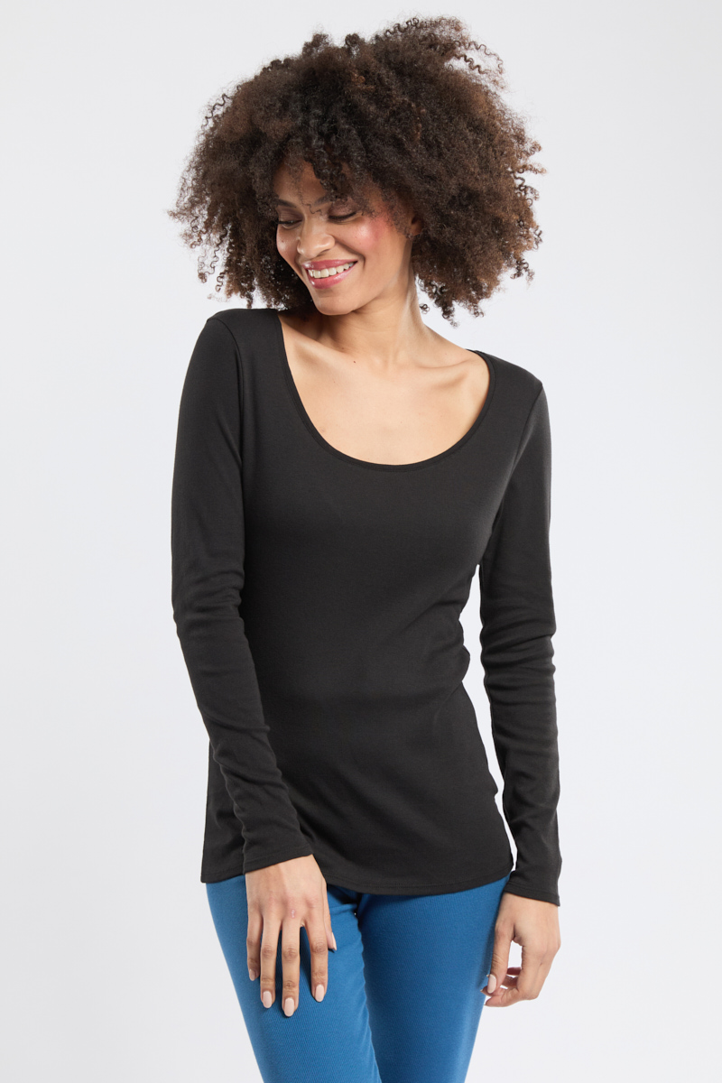 T-shirt manches longues - coton et kapok
