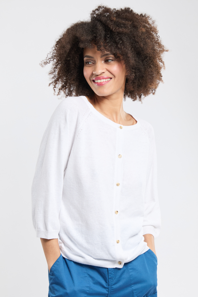 Cardigan manches 3/4 Paloma