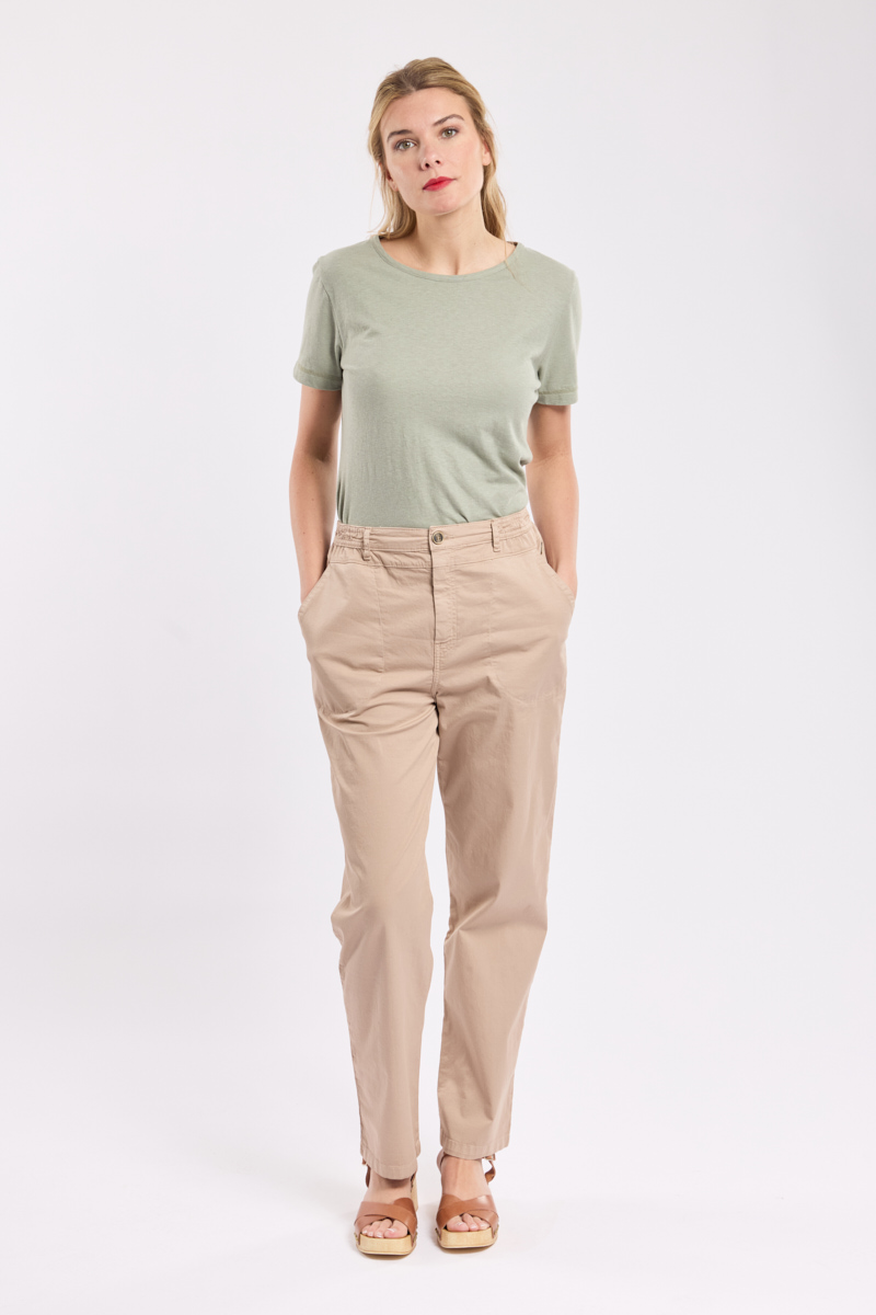 Pantalon taille élastiquée Élise