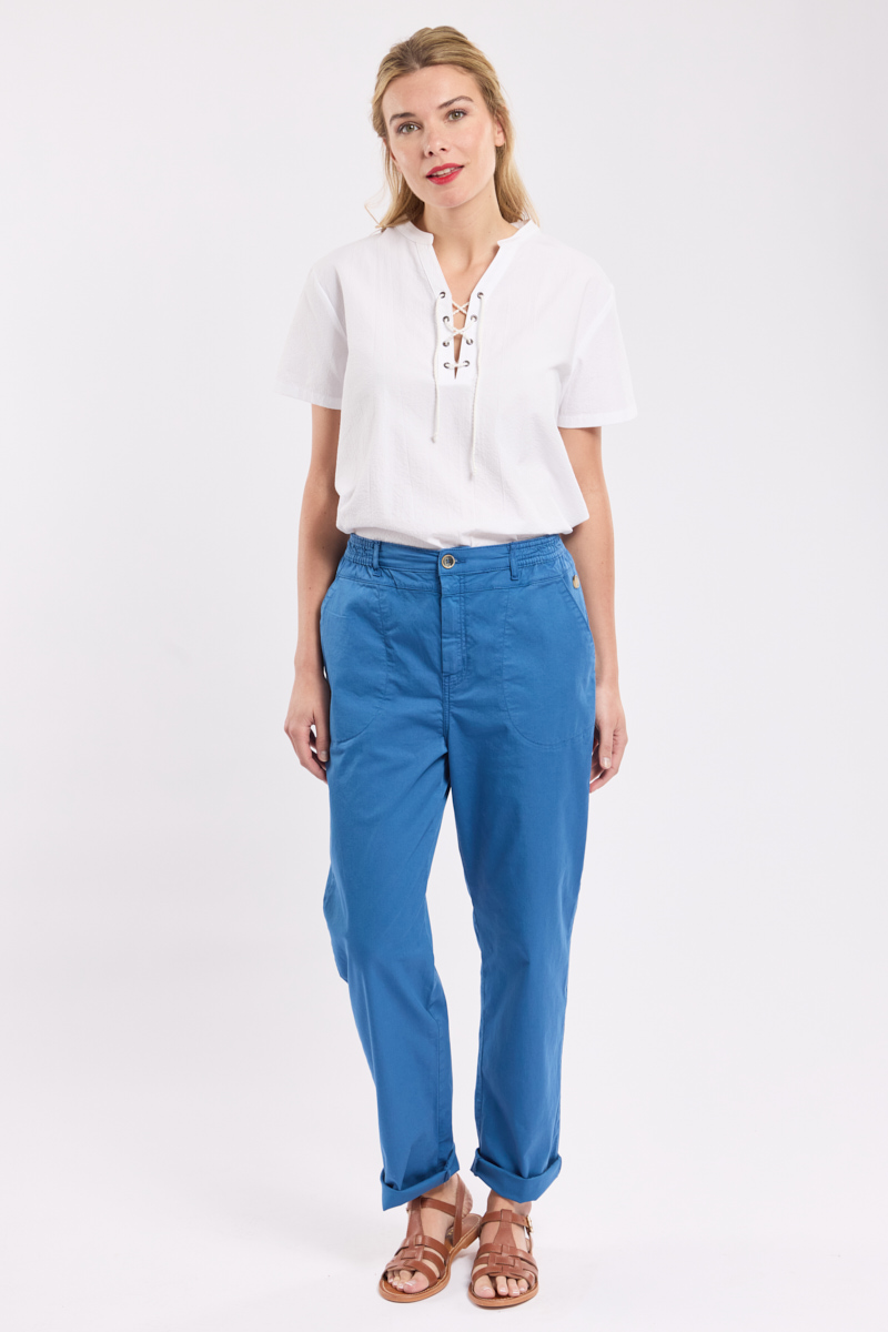 Pantalon taille élastiquée Élise