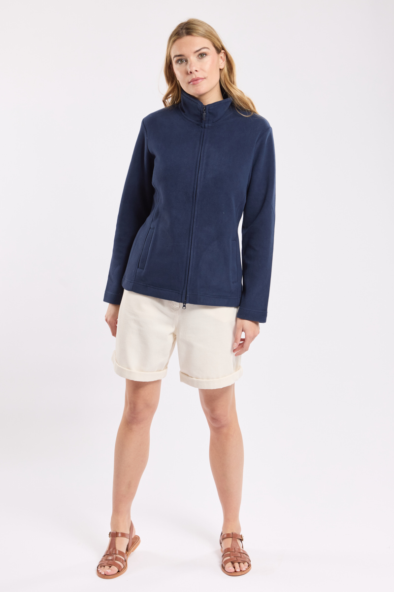 Veste polaire intérieur rayé