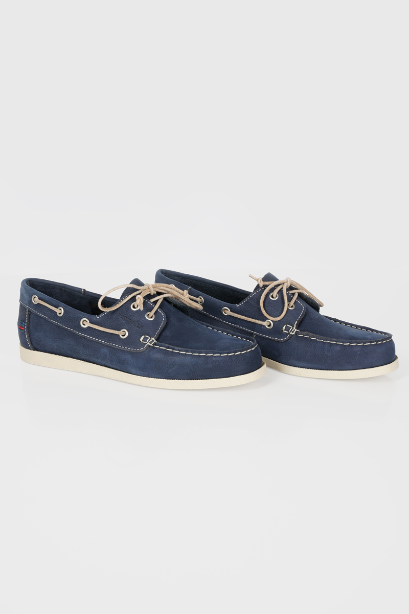 Chaussures bateau Fouesnant - cuir recyclé