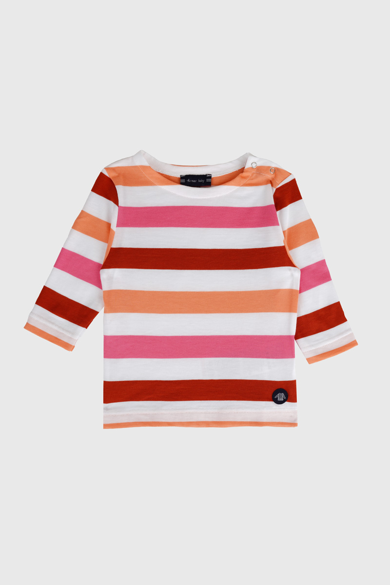 Marinière multicolore Baby - coton léger