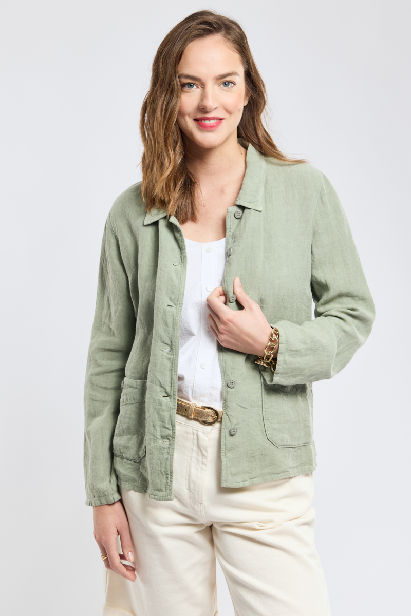 Veste pêcheur légère - lin