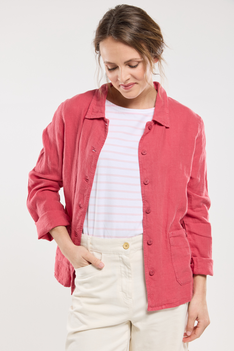 Veste pêcheur légère - lin