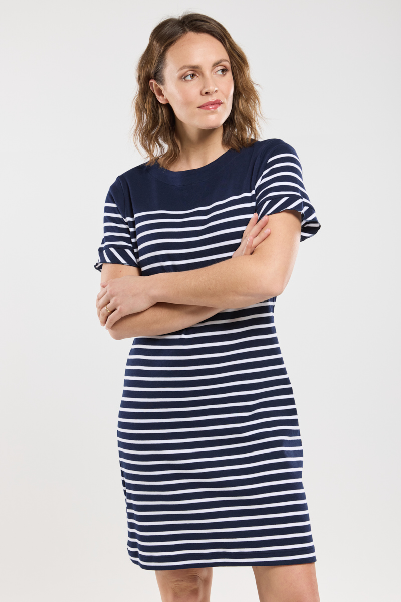 Robe rayée - coton léger