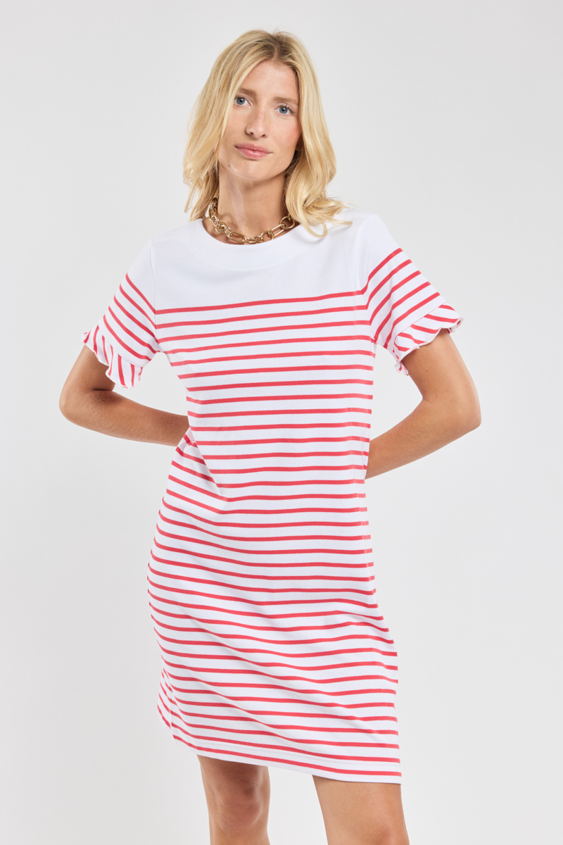 Robe rayée - coton léger