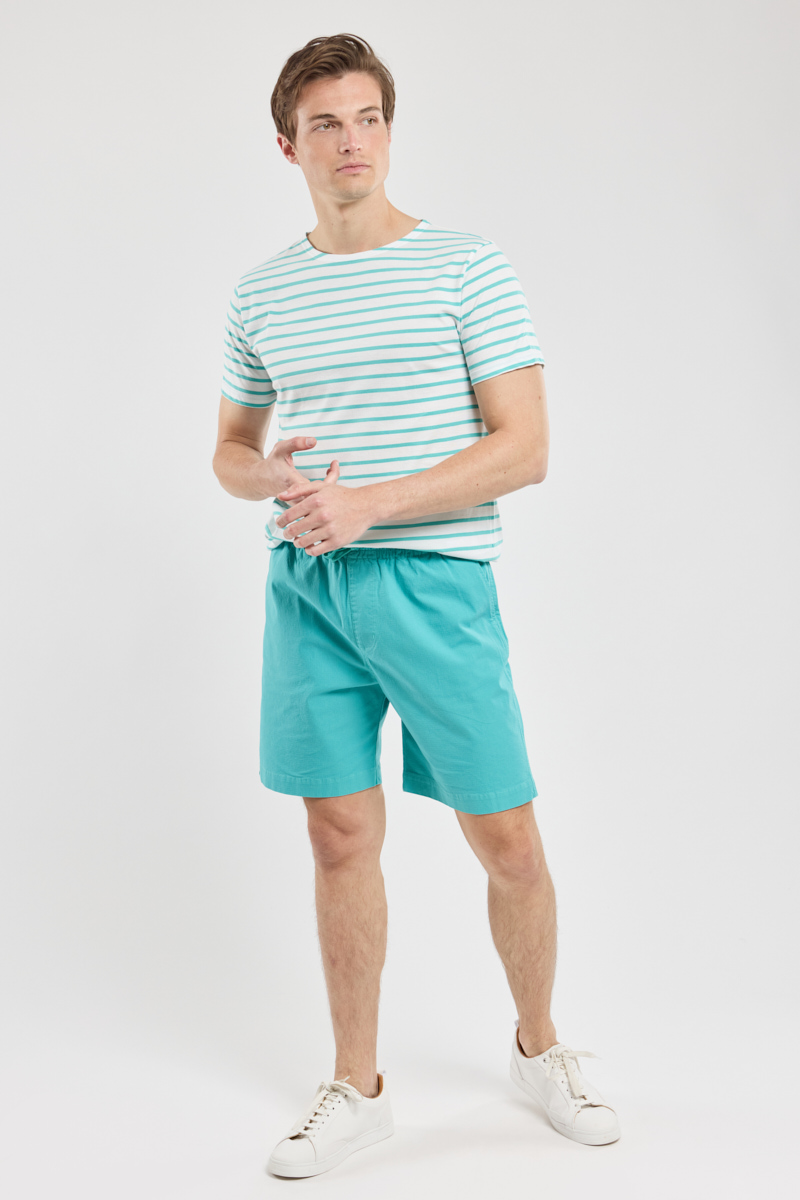 Short taille élastique - coton