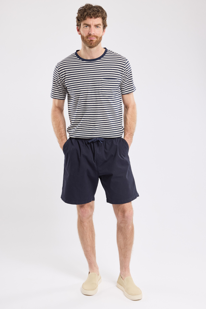 Short taille élastique - coton