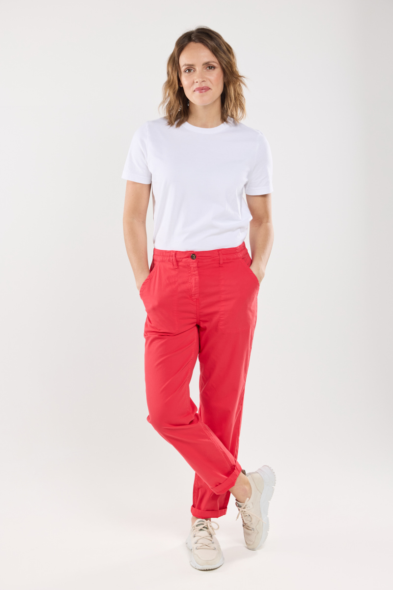 Pantalon taille élastique - coton