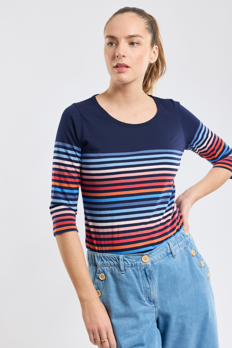 Marinière 10 couleurs - coton léger