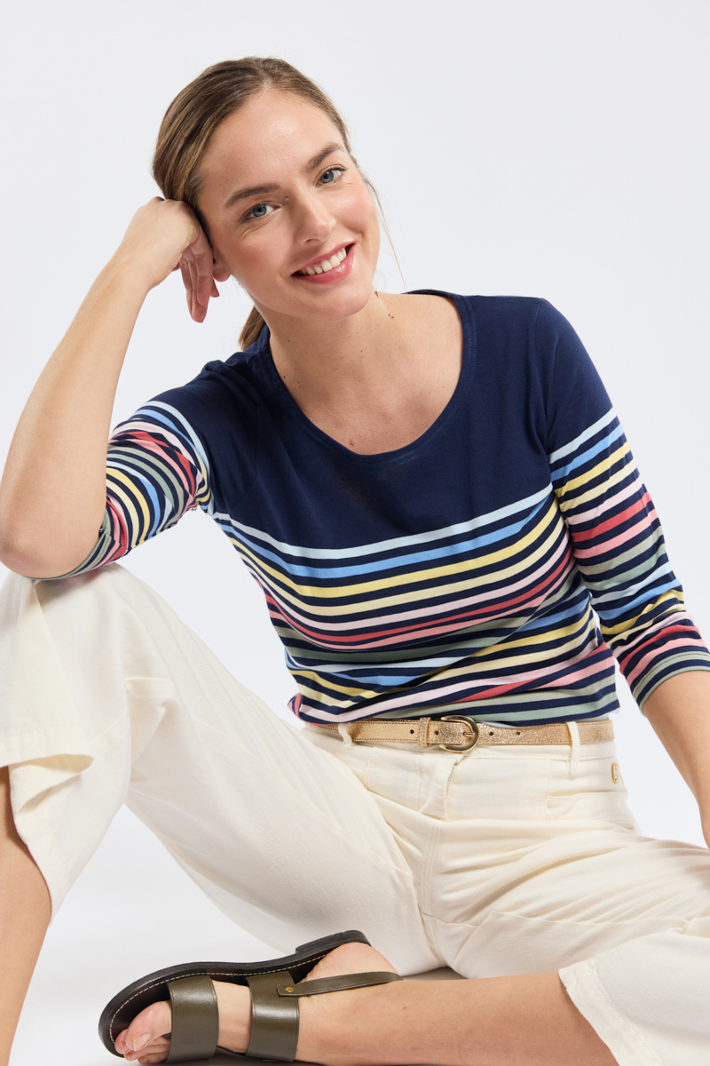 Marinière 10 couleurs - coton léger