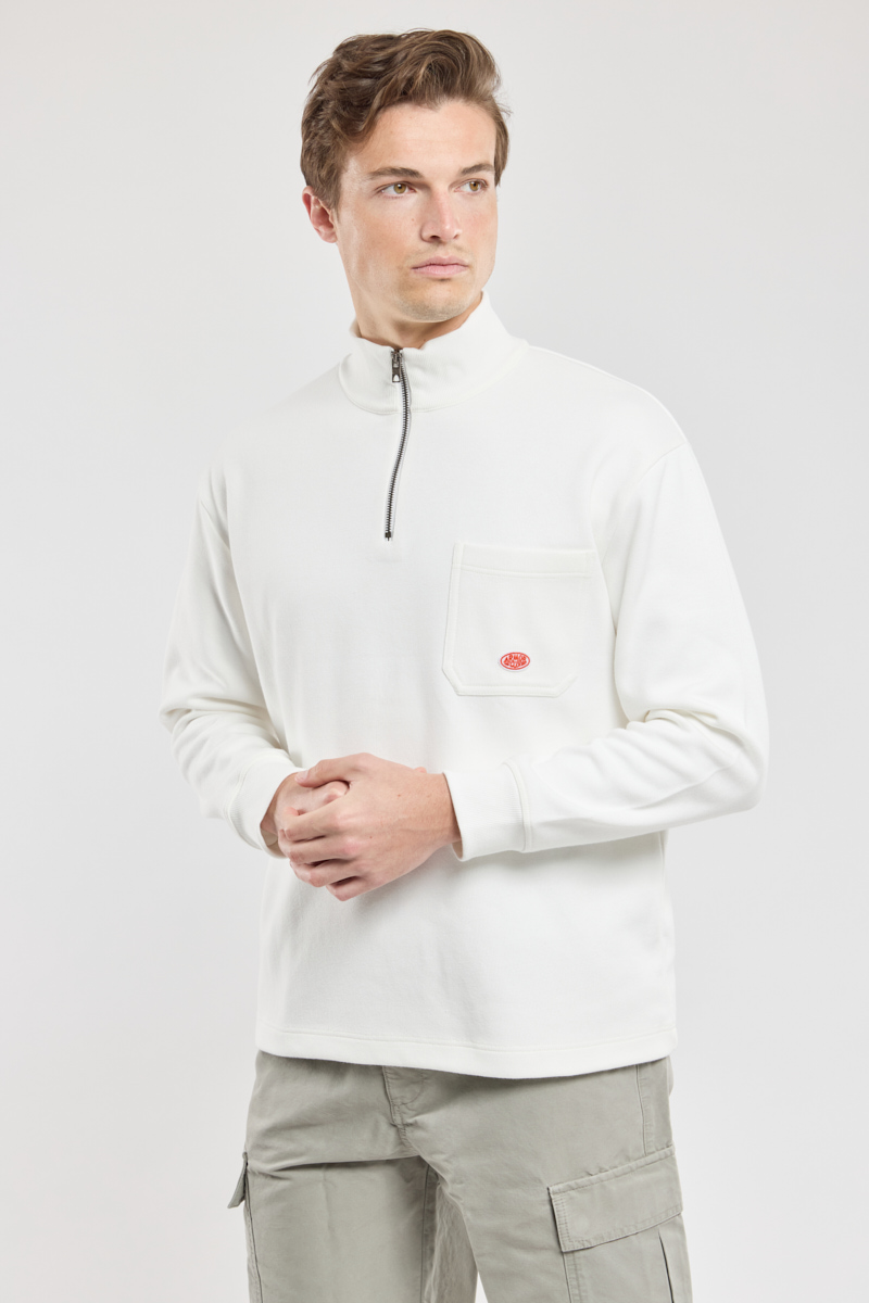 Sweat col camionneur - coton épais