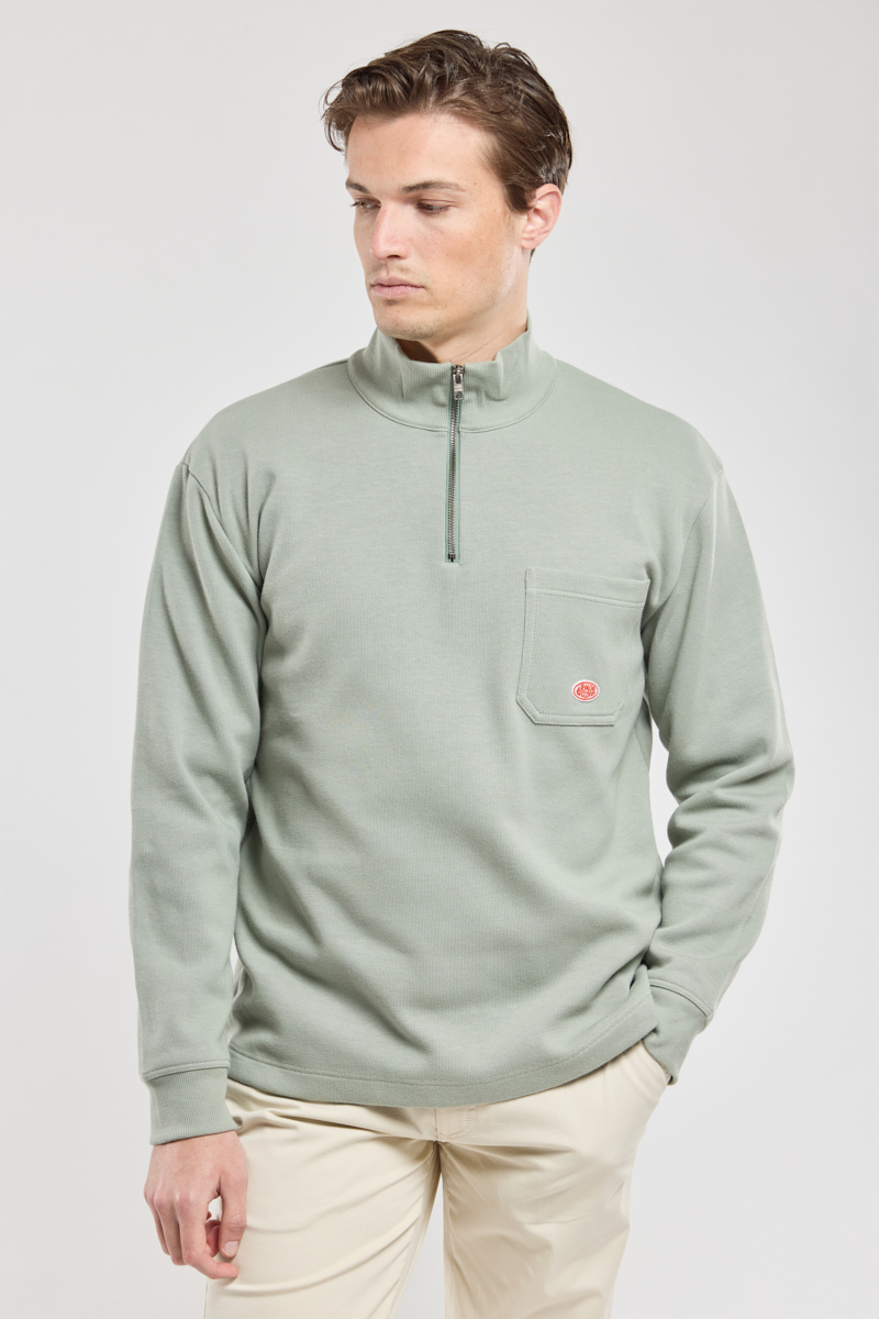 Sweat col camionneur - coton épais