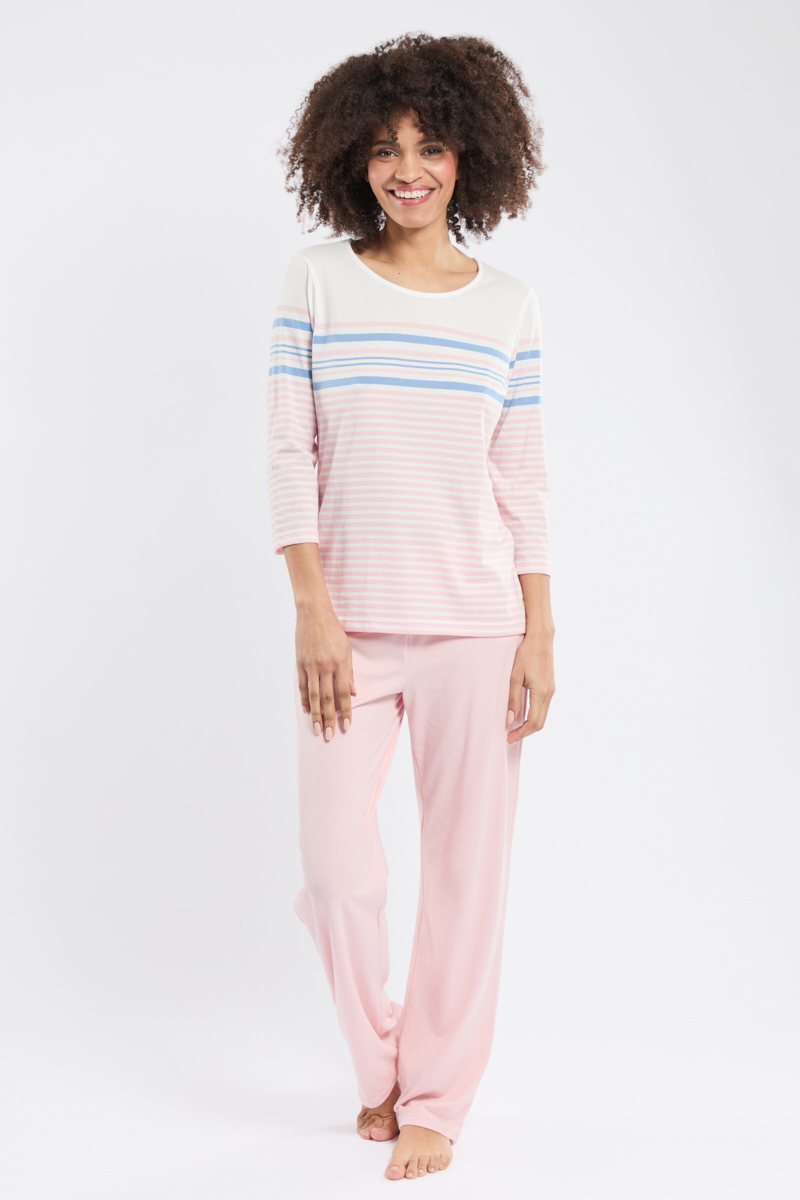 Pyjama manches 3/4 - coton léger