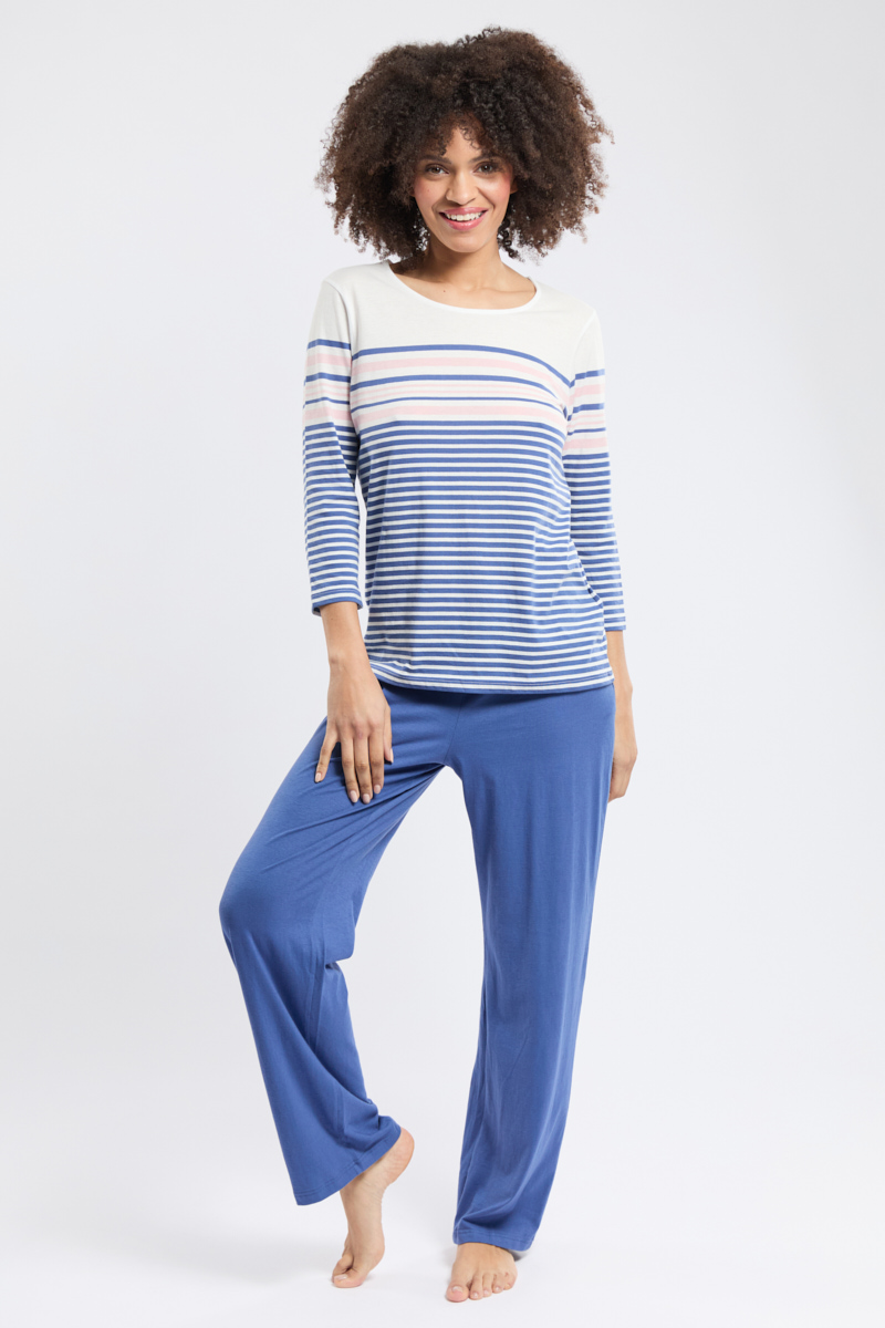 Pyjama manches 3/4 - coton léger