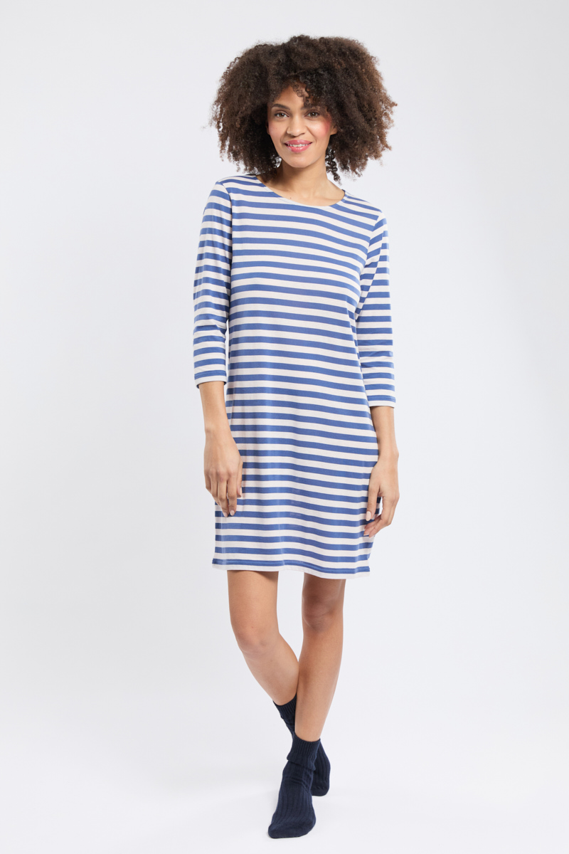 Chemise de nuit rayée - coton léger