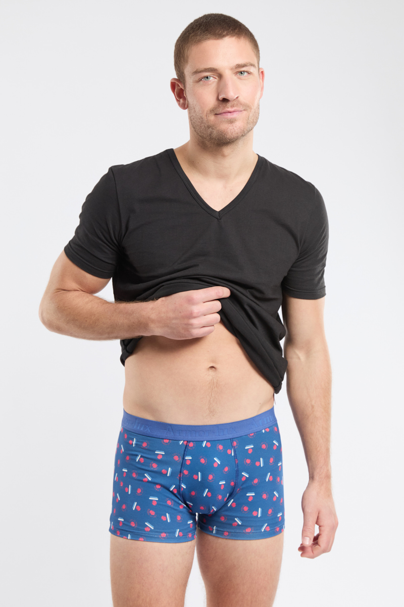 Boxer imprimé - coton léger